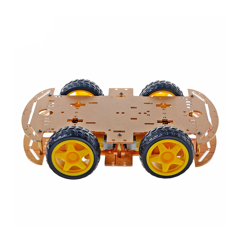 4 Wheels DIY Smart car 4WD Smart Robot Car Chassis Kit For student DIY  experiments 