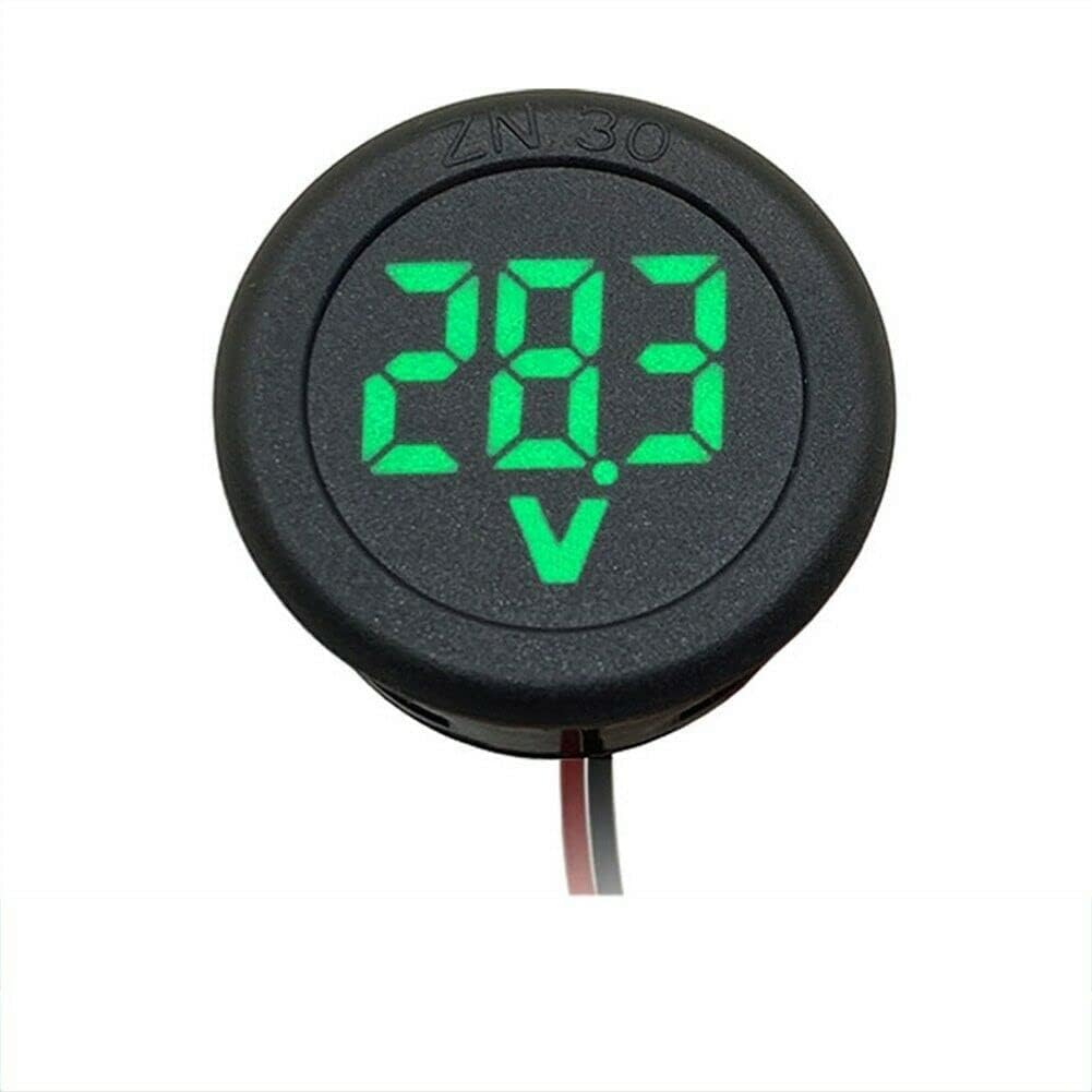 Green-round-Voltmeter